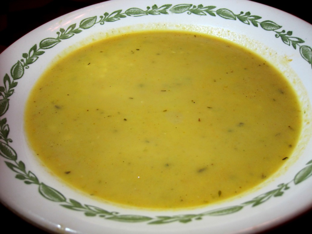 Суп-пюре с сельдереем