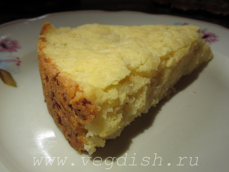 Сырный пирог из кукурузной муки