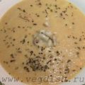 Суп пюре с кабачком, сельдереем и грибами