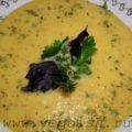 Суп пюре из лука порея, сельдерея и моркови