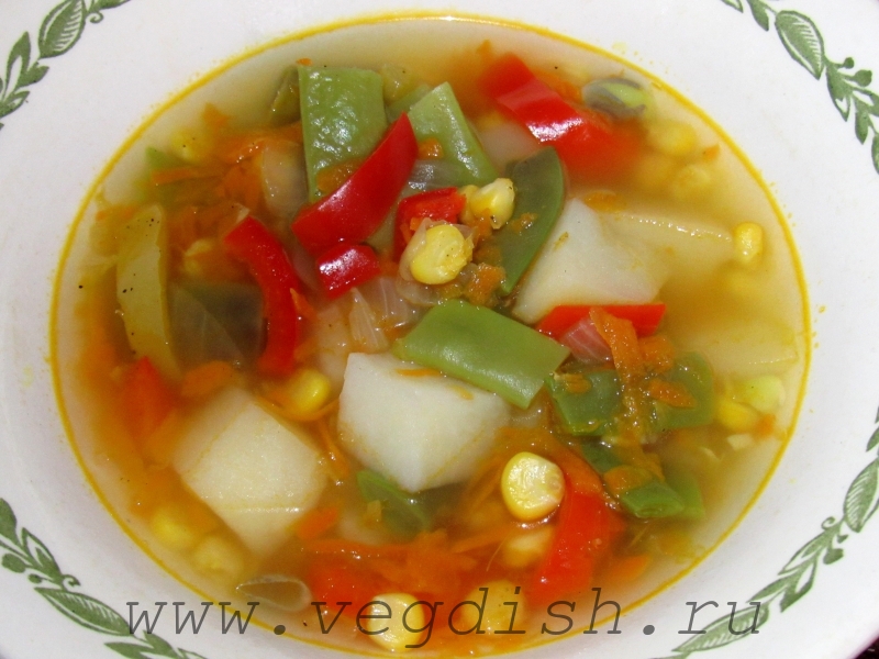 Суп со стручковой фасолью и брокколи, пошаговый рецепт на ккал, фото, ингредиенты - bellaira